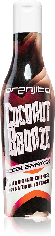 Oranjito Coconut Bronze Accelerator - Молочко для загара в солярии с биокомпонентами и ускорителем загара, 200 мл