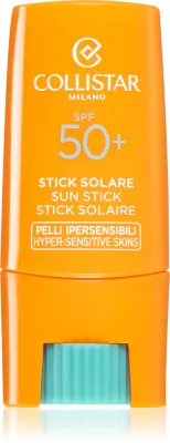 Collistar Smart Sun Protection Sun Stick SPF 50 - Солнцезащитный стик для чувствительных участков SPF 50, 9 мл