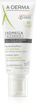 A-Derma Exomega Control Allergo - Увлажняющий укрепляющий крем для чувствительной и атопической кожи, 200 мл