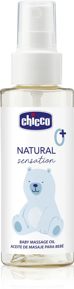 Chicco Natural Sensation Baby - Масло для массажа для детей с рождения 0+, 100 мл