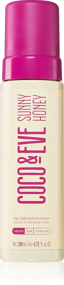 Coco & Eve Sunny Honey Bali Bronzing Foam - Автозагар: самозагарный крем, 200 мл, оттенок Medium