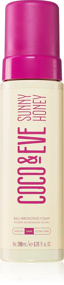 Coco & Eve Sunny Honey Bali Bronzing Foam - Автозагар: самозагарный крем, 200 мл, оттенок Dark