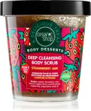 Organic Shop Body Desserts Strawberry Jam - Глубоко очищающий пилинг для тела, 450 мл — фото 1
