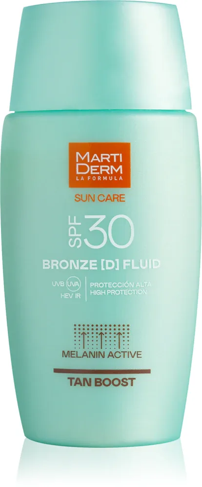 MartiDerm Sun Care Bronze D Fluid - Крем для тела, продлевающий загар SPF 30, 50 мл