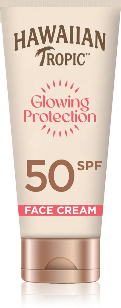 Hawaiian Tropic Glowing Protection Face Cream - Солнцезащитный крем для лица SPF 50, 50 мл
