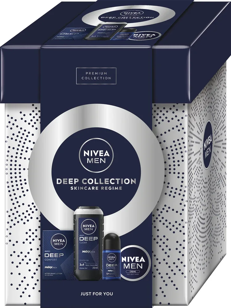 NIVEA MEN Deep Collection - Подарочный набор для тела и лица