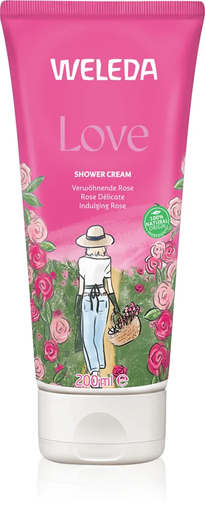 Weleda Love - Чувственный гель для душа Rose, Jasmine and Ylang-Ylang, 200 мл