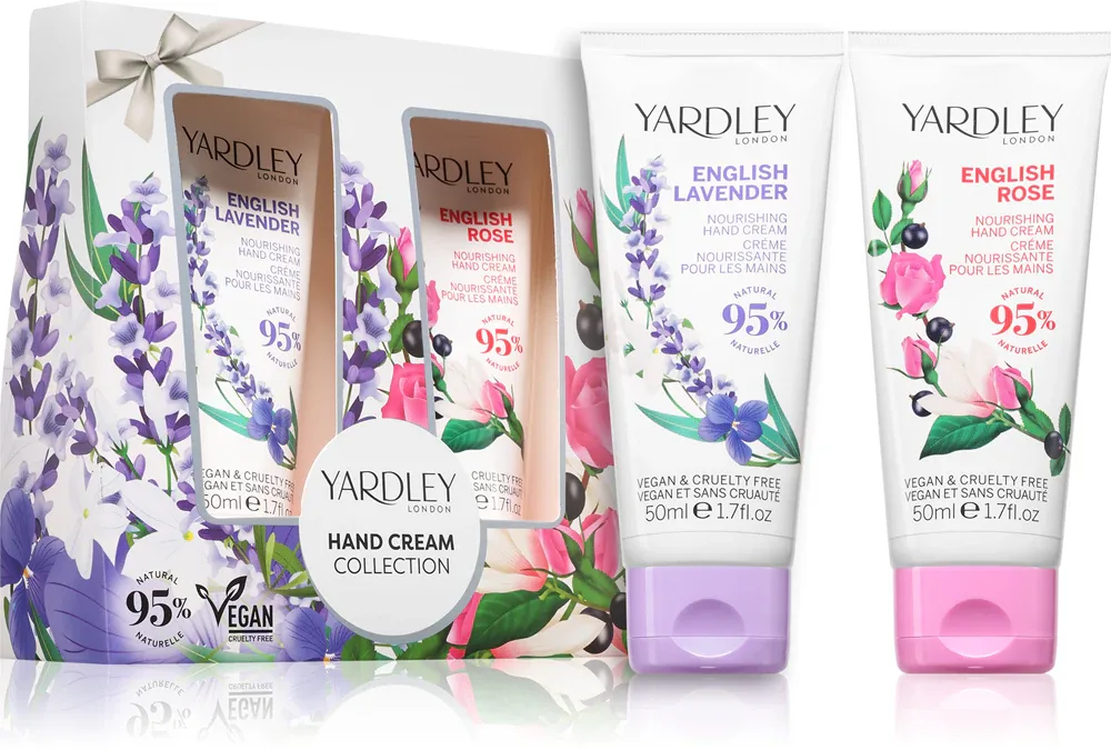 Yardley Hand Cream Collection - Подарочный набор для женщин, 2 мл