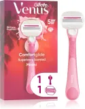 Бритва женская Gillette Venus Comfortglide Sugarberry Miami со сменными кассетами, с держателем, 1 шт — фото 1