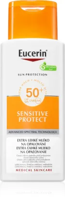 Eucerin Sun Sensitive Protect - Суперлегкий солнцезащитный бальзам SPF 50+, 150 мл