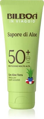 Bilboa Sapore di Aloe Travel - Крем для загара с алоэ SPF 50+, 75 мл
