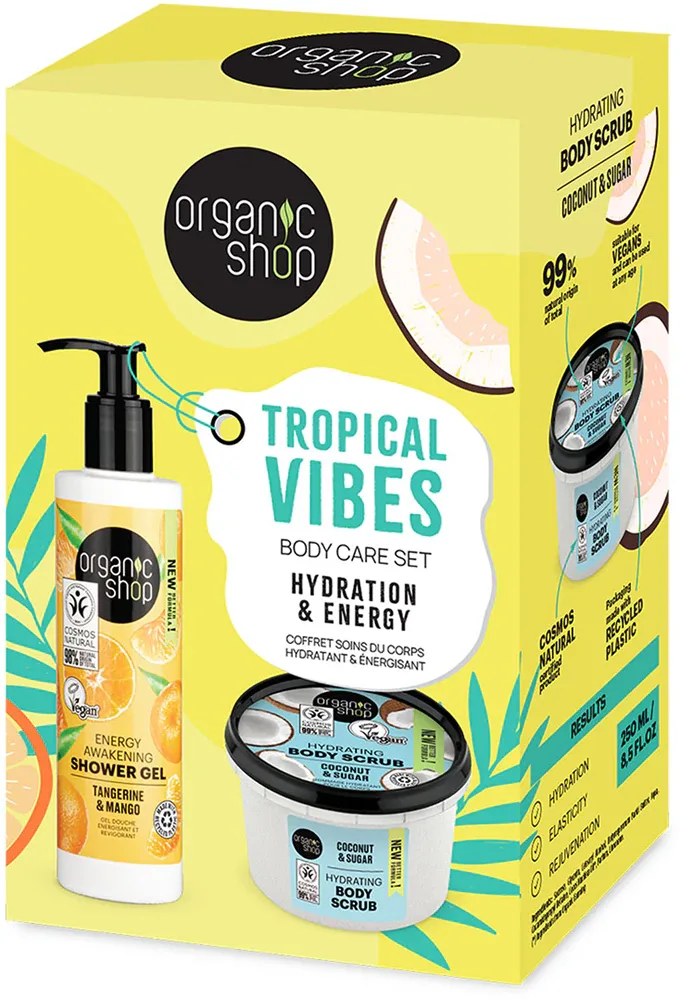 Organic Shop Tropical Vibes - Подарочный набор для тела, 2 шт