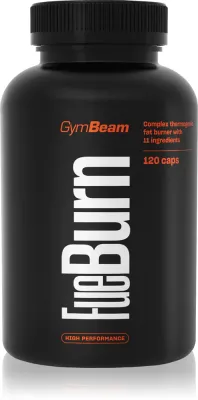 Жиросжигатель GymBeam FueBurn термогенный, в капсулах, с кофеином и экстрактом зелёного чая, 120 капс