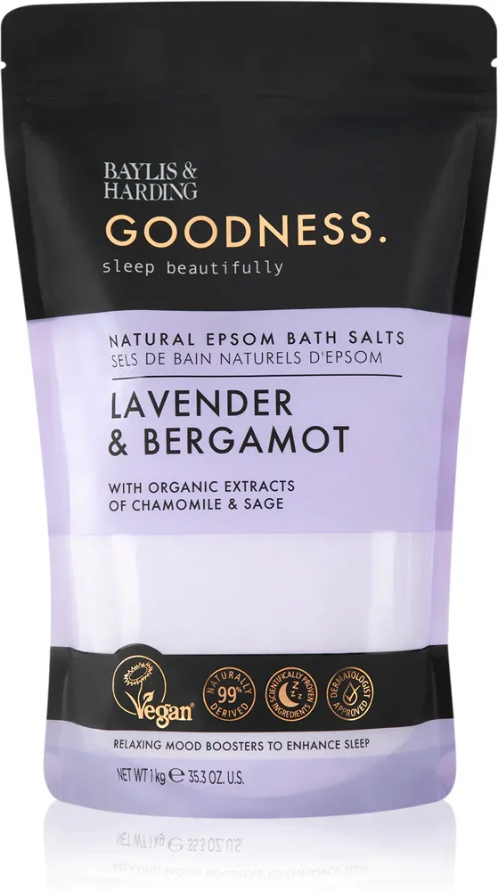 Baylis & Harding Goodness Sleep Beautifully - Соль для ванны с лавандой