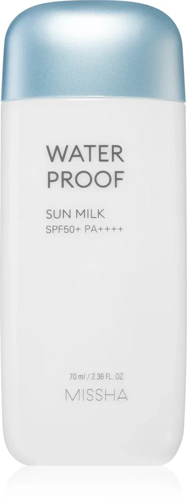 Missha All Around Safe Block Waterproof Sun Milk - Водостойкое молочко для загара SPF 50+, 70 мл