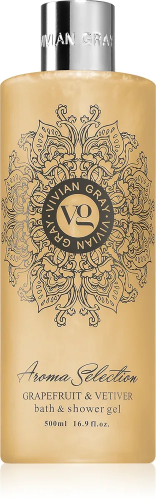 Vivian Gray Aroma Selection Grapefruit & Vetiver - гель для ванны и душа, 500 мл