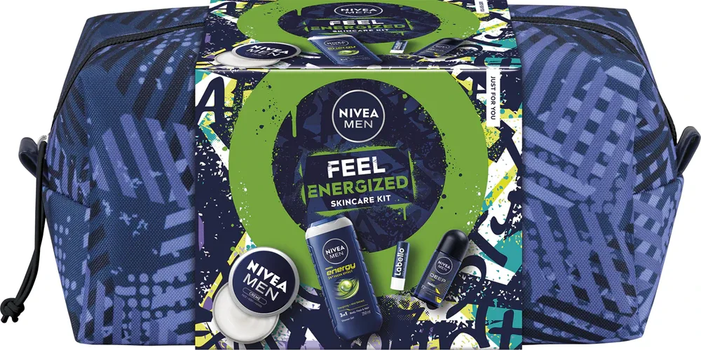 NIVEA MEN Feel Energized - Подарочный набор для тела и лица