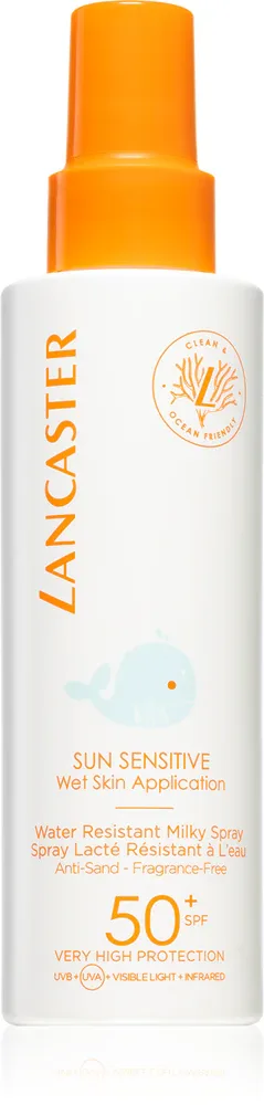 Lancaster Sun Sensitive Kids Milky Spray - Солнцезащитный спрей для детей SPF 50+, 150 мл