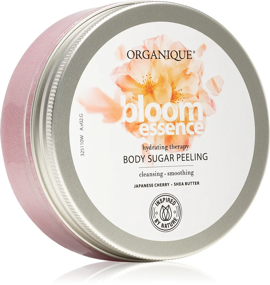 Organique Bloom Essence - сахарный пилинг для тела, 200 мл