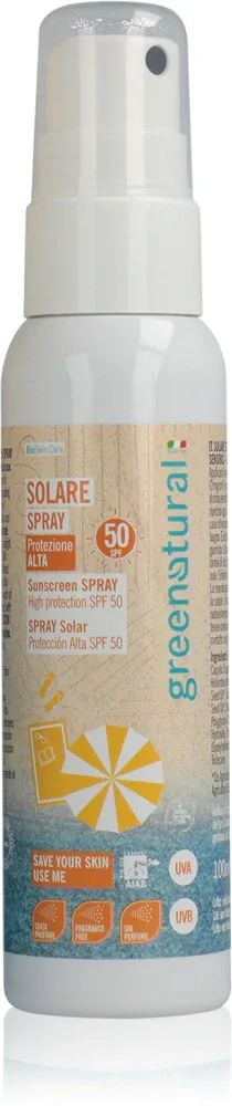 Greenatural Sunscreen Spray SPF 50 - Молочко для загара в спрее SPF 50, 100 мл