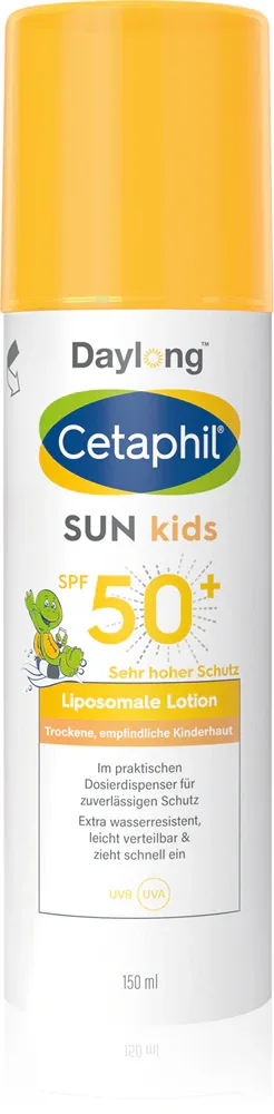 Daylong Cetaphil SUN Kids Liposomale Lotion - Липосомальное защитное молочко SPF 50+, 150 мл