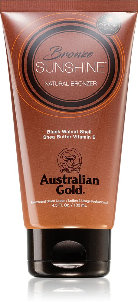 Молочко для загара в солярии Australian Gold Bronze Sunshine с бронзатором и маслом ши