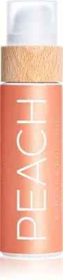 COCOSOLIS PEACH - Уходовое масло для загара с ароматом Peach, 100 мл