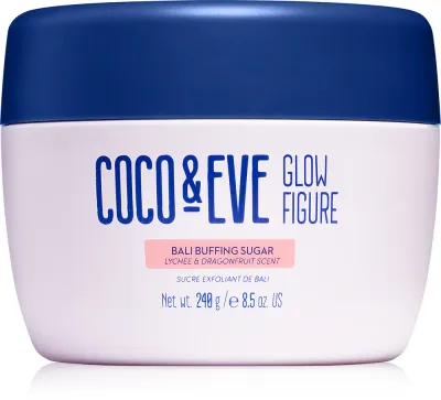 Coco & Eve Glow Figure Bali Buffing Sugar - Сахарный скраб для тела, смягчающий, 240 г
