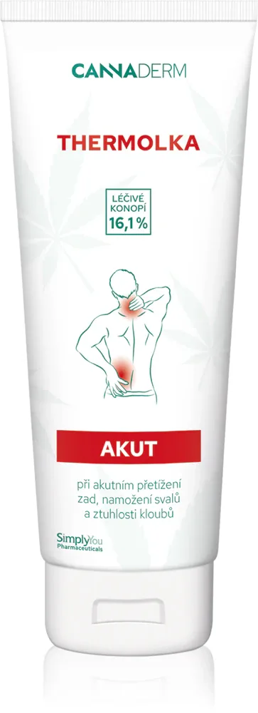 Средство для тела Cannaderm Thermolka AKUT для мышц и суставов, для наружного применения, 125 мл