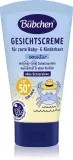 Bübchen Sensitive Sun Protection Face Cream SPF 50+ - Защитный крем для лица детский SPF 50+ 6 m+, 50 мл — фото 1