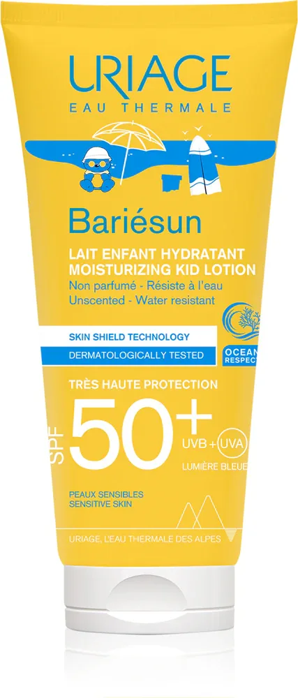 Uriage Bariesun Moisturising Kids Lotion - Защитный крем для детей SPF 50+, 100 мл