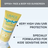 Uriage Bariesun Moisturising Kids Lotion - Защитный крем для детей SPF 50+, 100 мл — фото 4