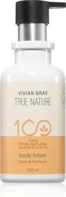 Vivian Gray True Nature Cedar & Patchouli - Питательное молочко для тела, 300 мл