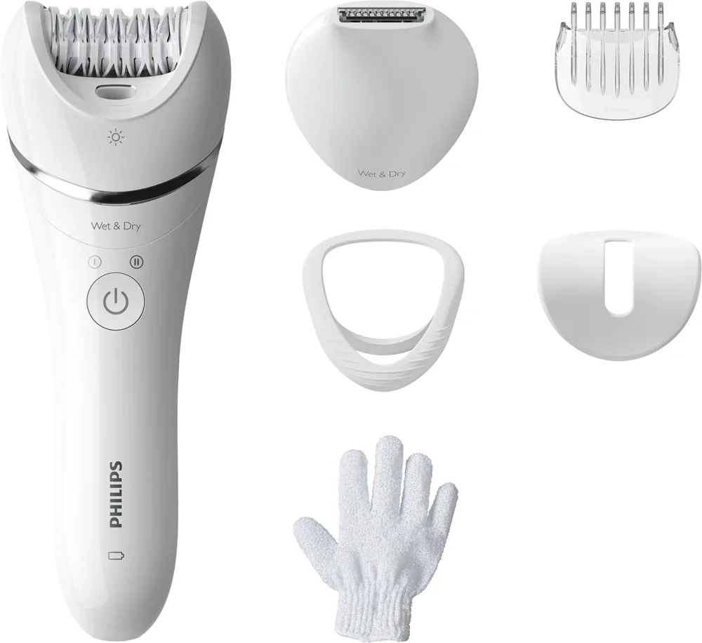 Philips Epilator Series 8000 BRE715/00 Wet & Dry - Эпилятор BRE715/00, 1 шт