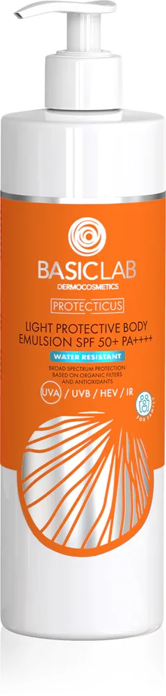 BasicLab Dermocosmetics Protecticus - Увлажняющий защитный эмульсия для лица и тела SPF 50+