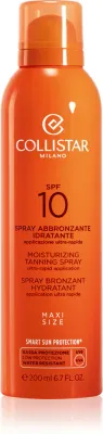 Collistar Special Perfect Tan Moisturizinig Tanning Spray - Солнцезащитный спрей SPF 10, 200 мл