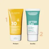 Clarins Sun Body Cream SPF30 - Солнцезащитный крем SPF 30, 150 мл — фото 6