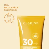 Clarins Sun Body Cream SPF30 - Солнцезащитный крем SPF 30, 150 мл — фото 7