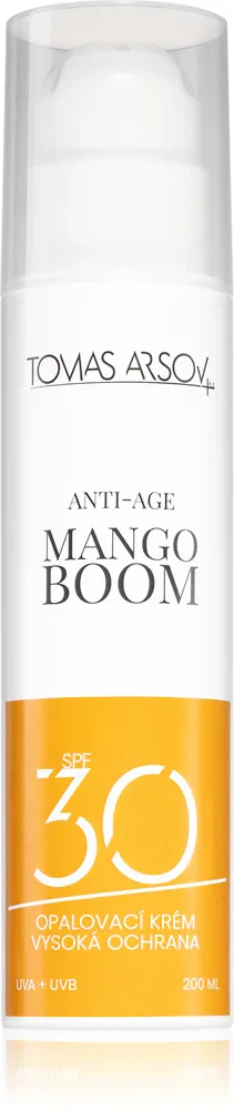Tomas Arsov Mango Boom - Солнцезащитный крем для тела и лица, 200 мл