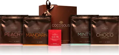 COCOSOLIS Luxury Coffee Scrub Box - Набор для нежной и гладкой кожи