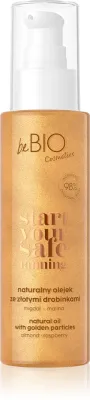 beBIO Safe Tanning - Питательное масло для тела с блестками, 100 мл