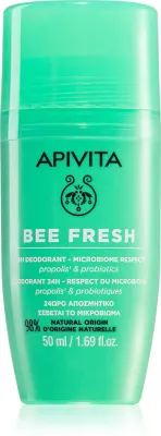 Apivita Bee Fresh Deodorant - Дезодорант ролл-он przed poceniem i niechcianym zapachem, 50 мл