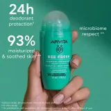 Apivita Bee Fresh Deodorant - Дезодорант ролл-он przed poceniem i niechcianym zapachem, 50 мл — фото 4