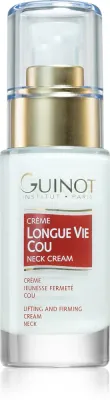Guinot Longue Vie - Выравнивающий и уплотняющий крем для выравнивания тона кожи на шее и декольте, 30 мл