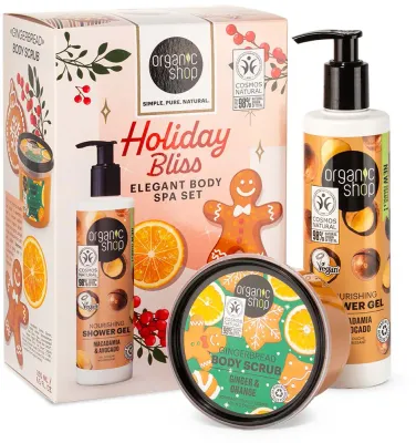 Organic Shop Holiday Bliss - Подарочный набор для тела, 2 шт
