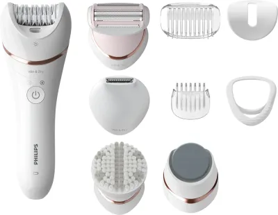 Philips Epilator Series 8000 BRE740/10 Wet & Dry - Эпилятор для женщин BRE740/10, 1 шт