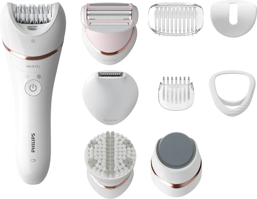 Philips Epilator Series 8000 BRE740/10 Wet & Dry - Эпилятор для женщин BRE740/10, 1 шт
