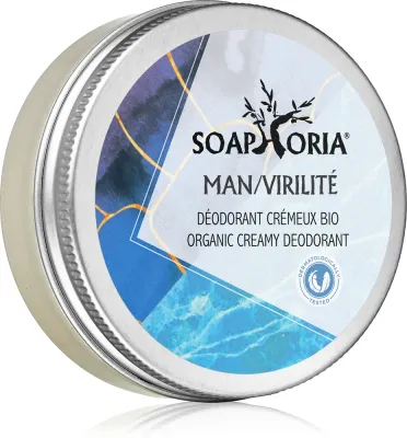 Soaphoria Man Virilite - Органический кремовый дезодорант для мужчин, 50 мл