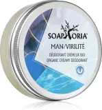 Soaphoria Man Virilite - Органический кремовый дезодорант для мужчин, 50 мл — фото 1