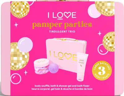 I Love Pamper Parties Tindulgent Trio - Подарочный набор в коробке для лица
